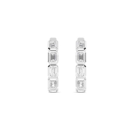9K White Gold Lab Grown Diamond EARRINGS 1.18 ctw E33270EM-1