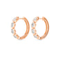 9K Rose Gold Lab Grown Diamond EARRINGS 1.48 ctw E33270OV-1.50CT