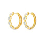 9K Yellow Gold Lab Grown Diamond EARRINGS 1.48 ctw E33270OV-1.50CT