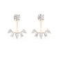 9K Rose Gold Lab Grown Diamond EARRINGS 2.44 ctw E33280MS-2.33CT
