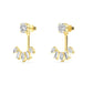 9K Yellow Gold Lab Grown Diamond EARRINGS 2.44 ctw E33280MS-2.33CT