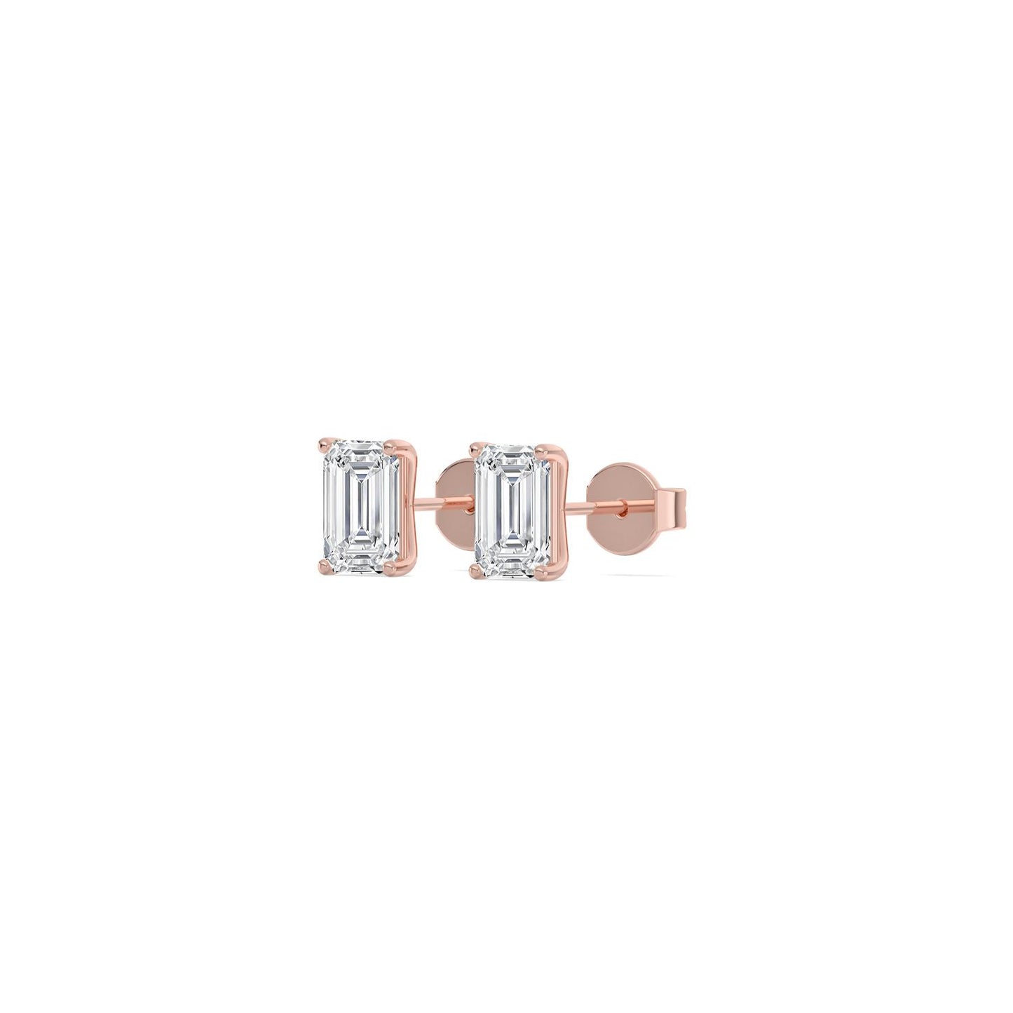 9K Rose Gold Lab Grown Diamond EARRINGS 3.00 ctw E33357EM-3
