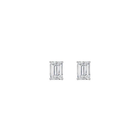 9K White Gold Lab Grown Diamond EARRINGS 3.00 ctw E33357EM-3