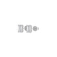 9K White Gold Lab Grown Diamond EARRINGS 3.00 ctw E33357EM-3