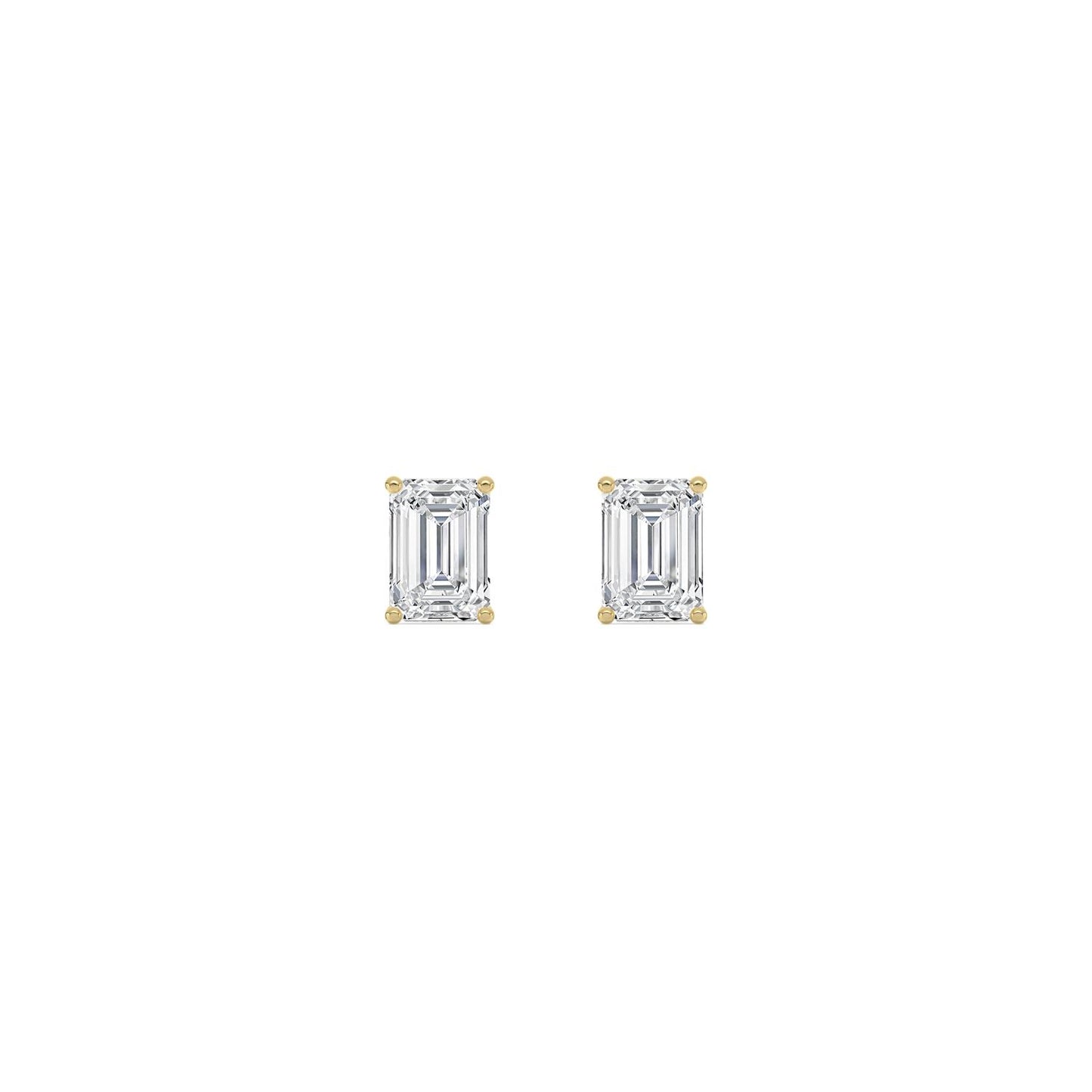 9K Yellow Gold Lab Grown Diamond EARRINGS 3.00 ctw E33357EM-3
