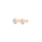 9K Rose Gold Lab Grown Diamond EARRINGS 0.23 ctw E33451-0.25CT