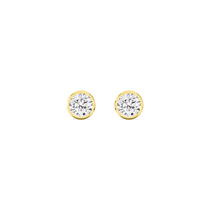 9K Yellow Gold Lab Grown Diamond EARRINGS 0.23 ctw E33451-0.25CT