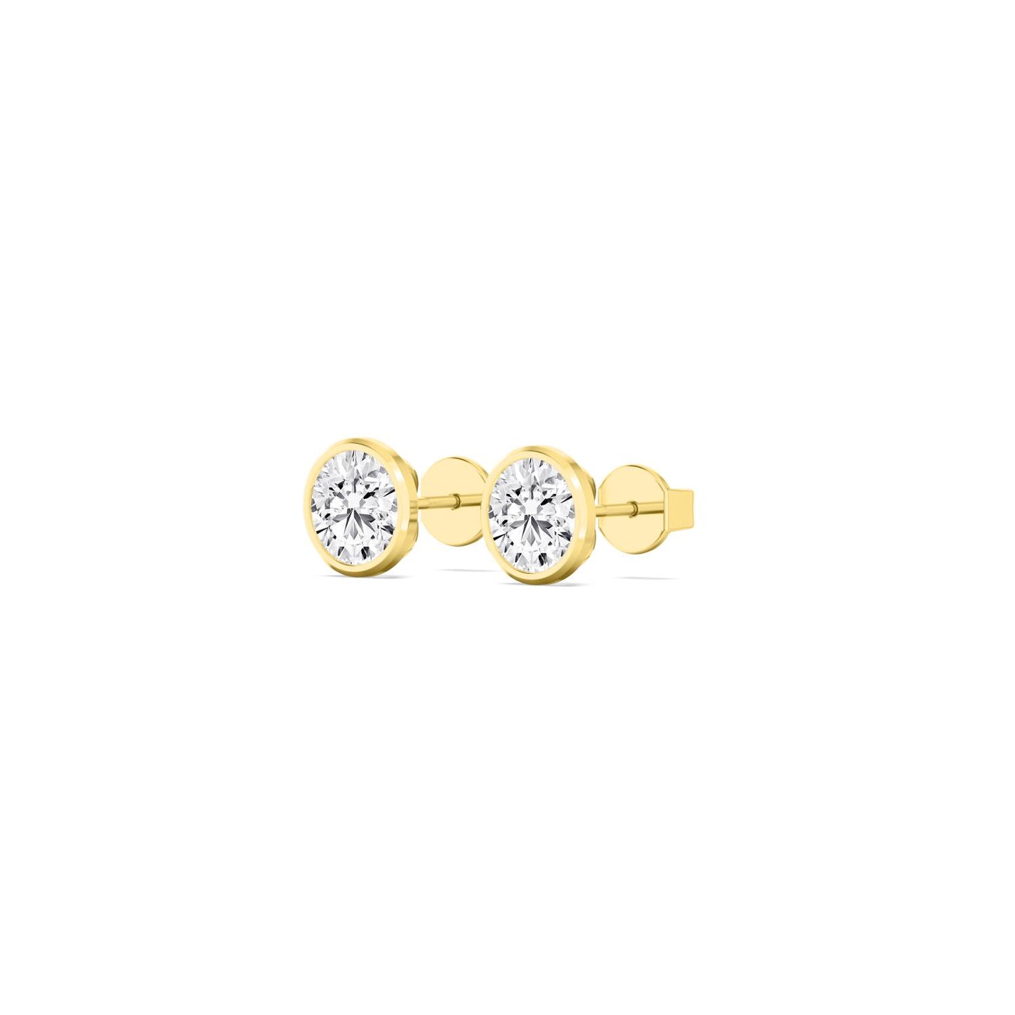 9K Yellow Gold Lab Grown Diamond EARRINGS 0.23 ctw E33451-0.25CT