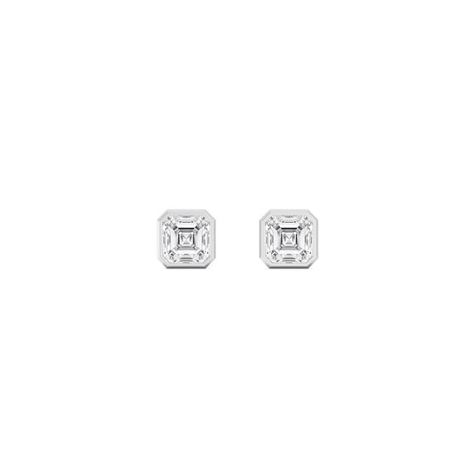 9K White Gold Lab Grown Diamond EARRINGS 4.00 ctw E33451ASS-4