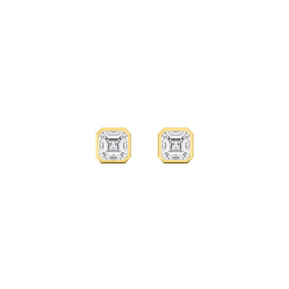 9K Yellow Gold Lab Grown Diamond EARRINGS 4.00 ctw E33451ASS-4
