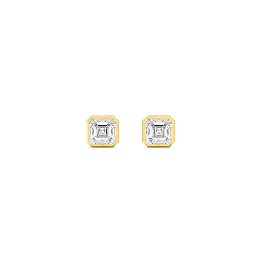 9K Yellow Gold Lab Grown Diamond EARRINGS 4.00 ctw E33451ASS-4