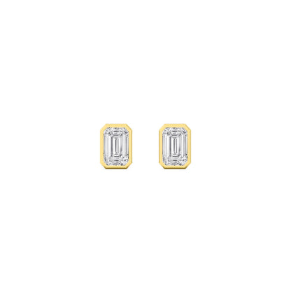 9K Yellow Gold Lab Grown Diamond EARRINGS 0.22 ctw E33451EM-0.25CT