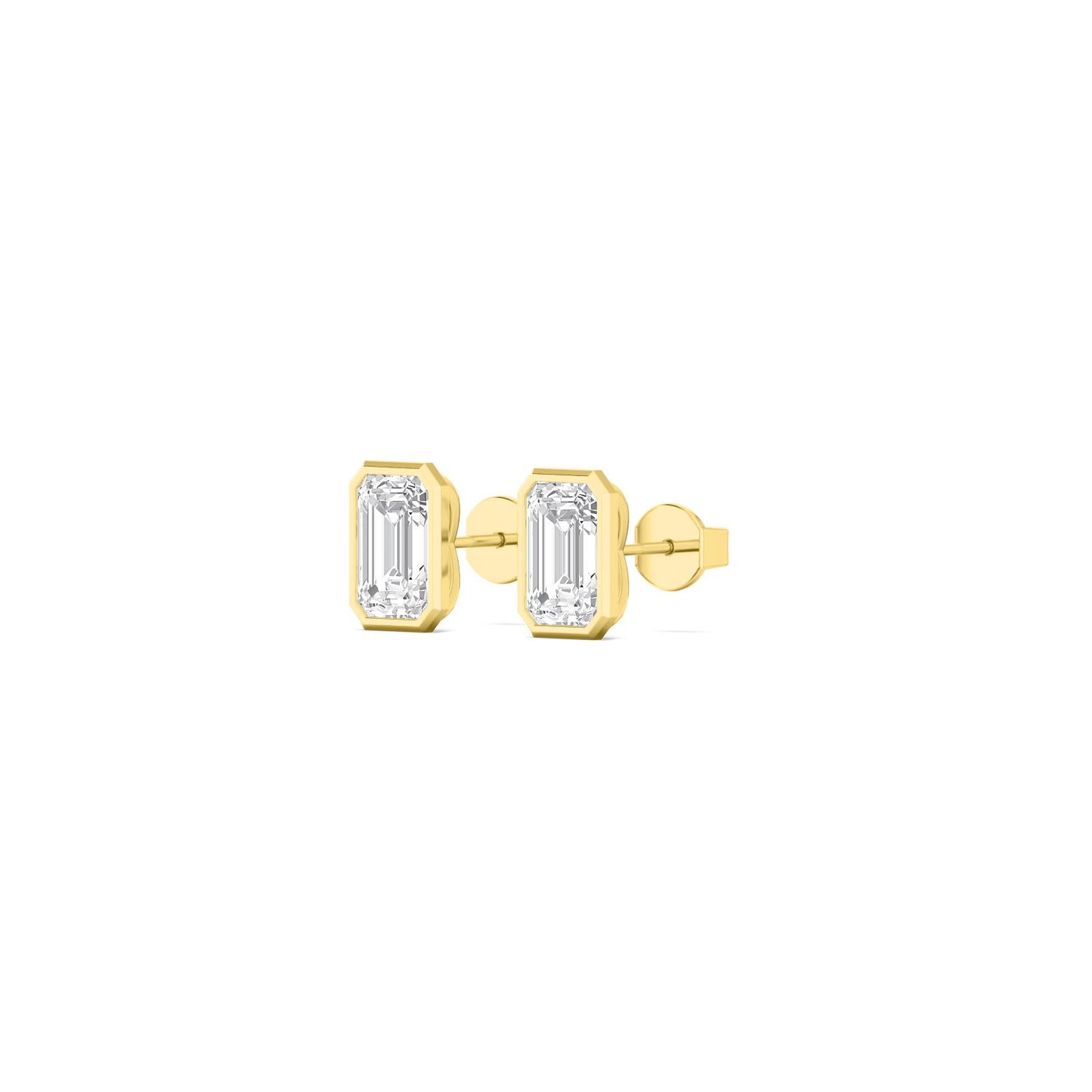 9K Yellow Gold Lab Grown Diamond EARRINGS 0.22 ctw E33451EM-0.25CT