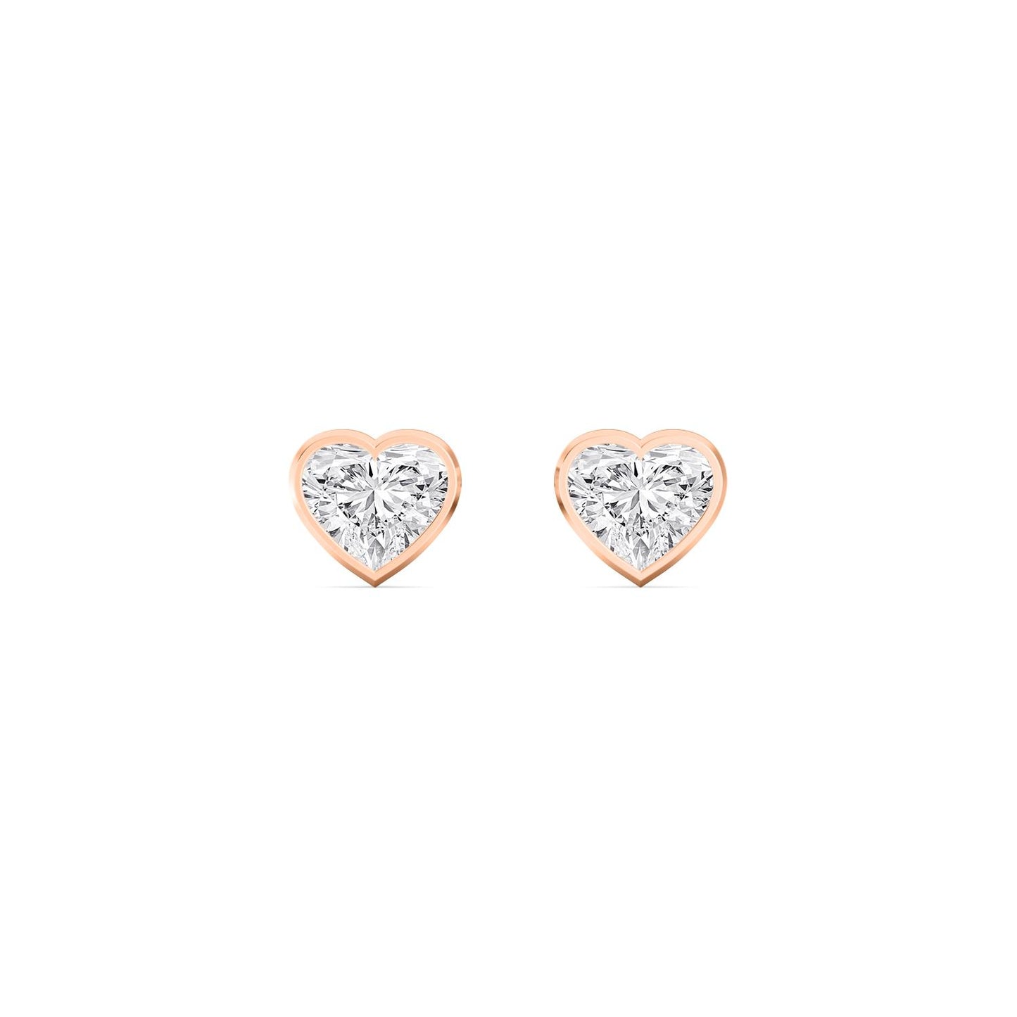 9K Rose Gold Lab Grown Diamond EARRINGS 4.00 ctw E33451HT-4