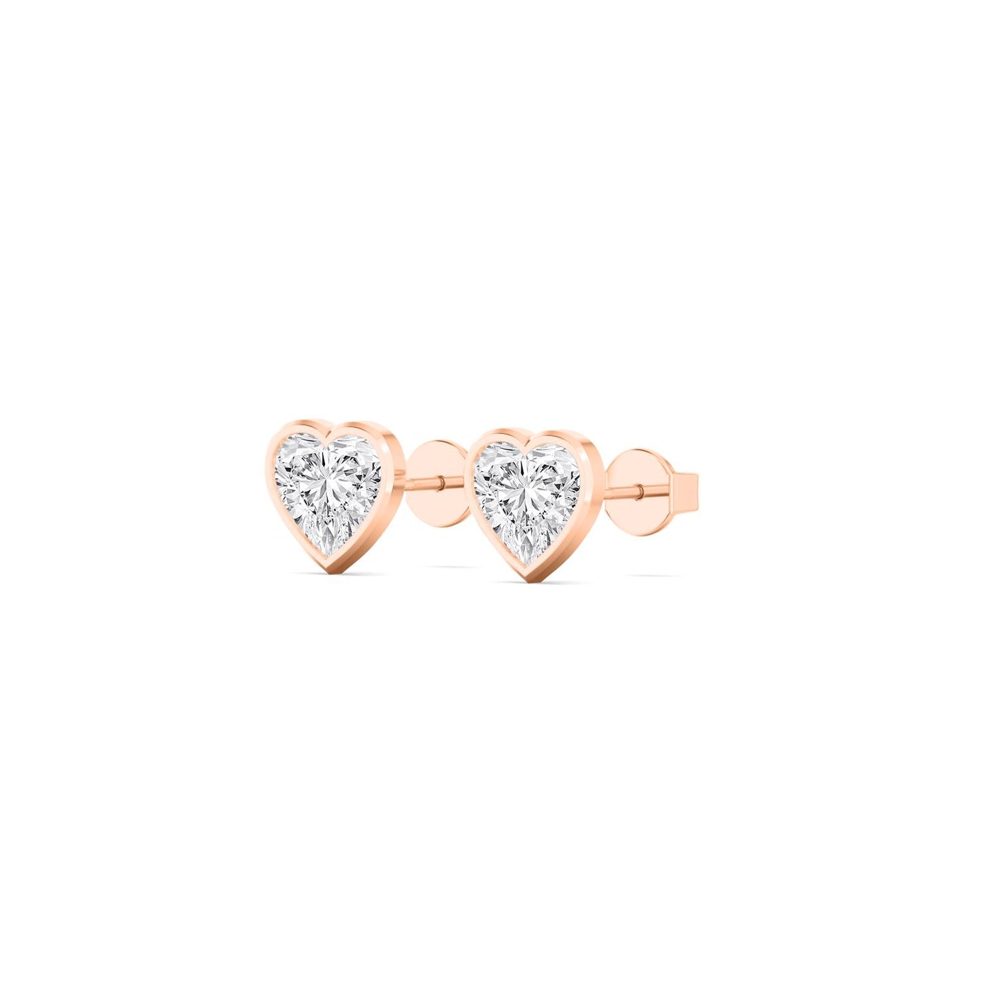 9K Rose Gold Lab Grown Diamond EARRINGS 4.00 ctw E33451HT-4