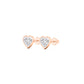 9K Rose Gold Lab Grown Diamond EARRINGS 4.00 ctw E33451HT-4