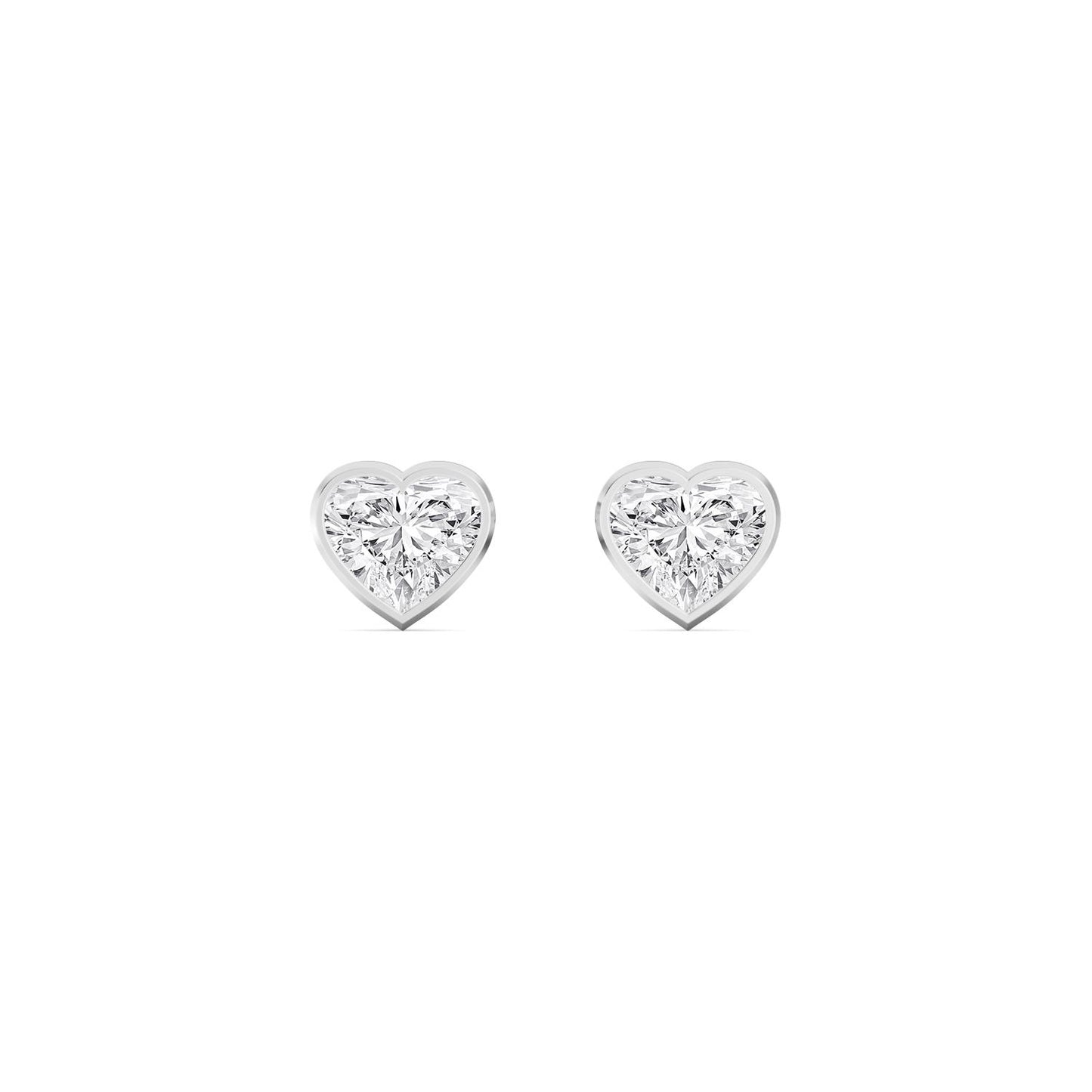 9K White Gold Lab Grown Diamond EARRINGS 4.00 ctw E33451HT-4