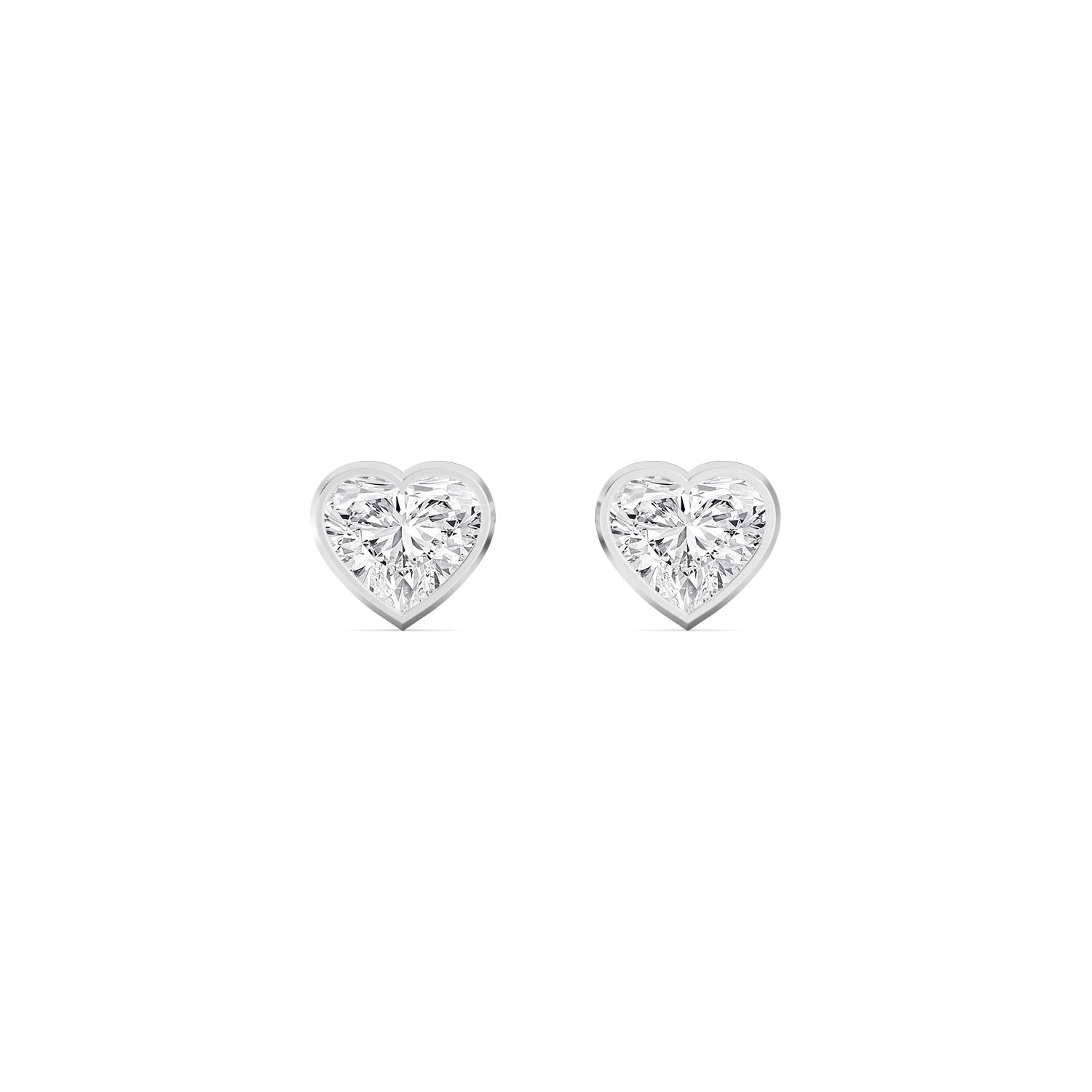 9K White Gold Lab Grown Diamond EARRINGS 4.00 ctw E33451HT-4