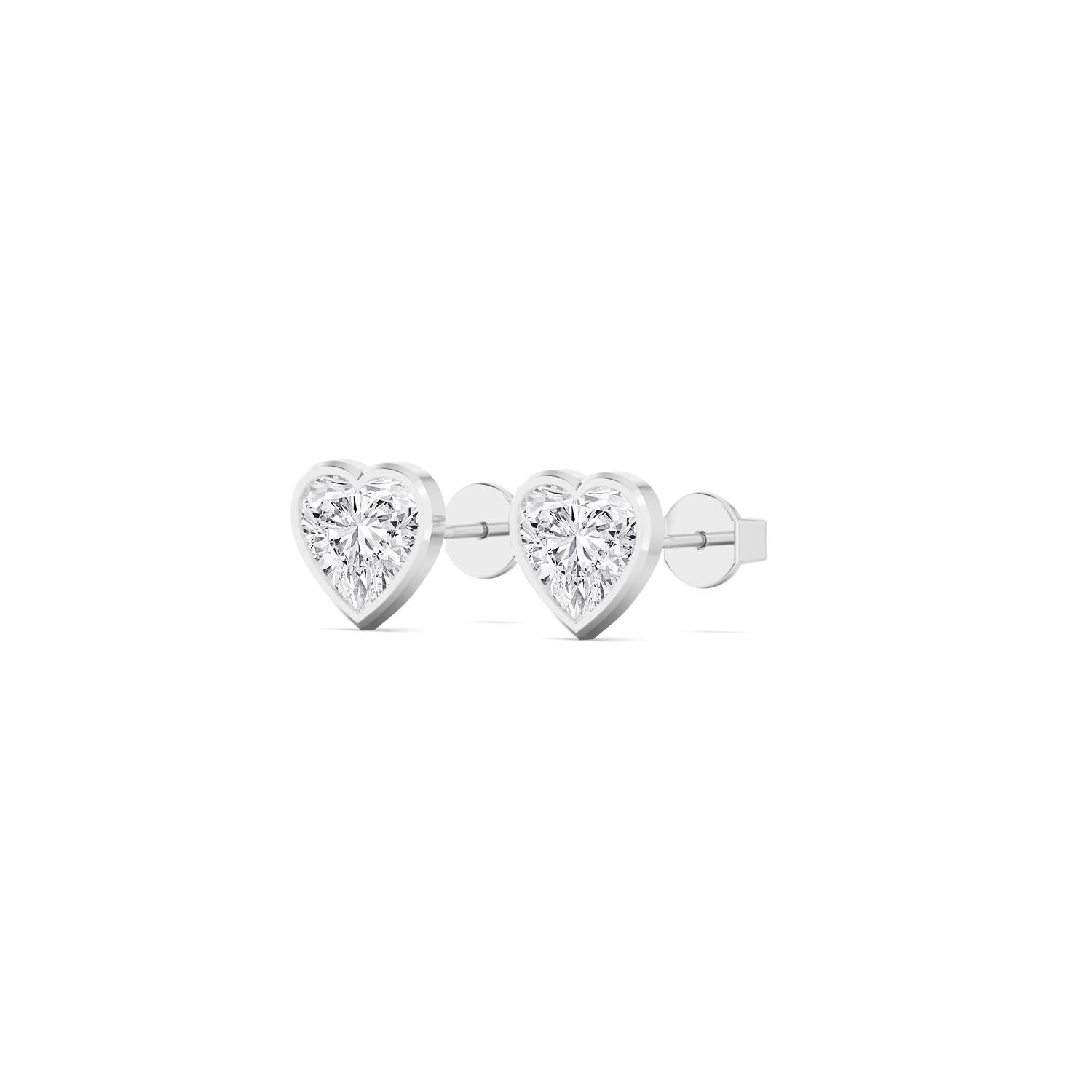 9K White Gold Lab Grown Diamond EARRINGS 4.00 ctw E33451HT-4