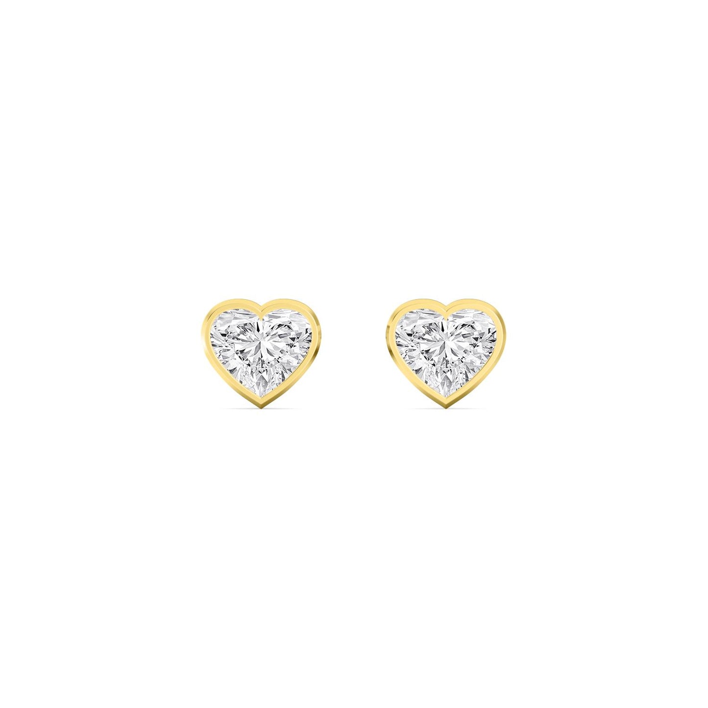 9K Yellow Gold Lab Grown Diamond EARRINGS 4.00 ctw E33451HT-4