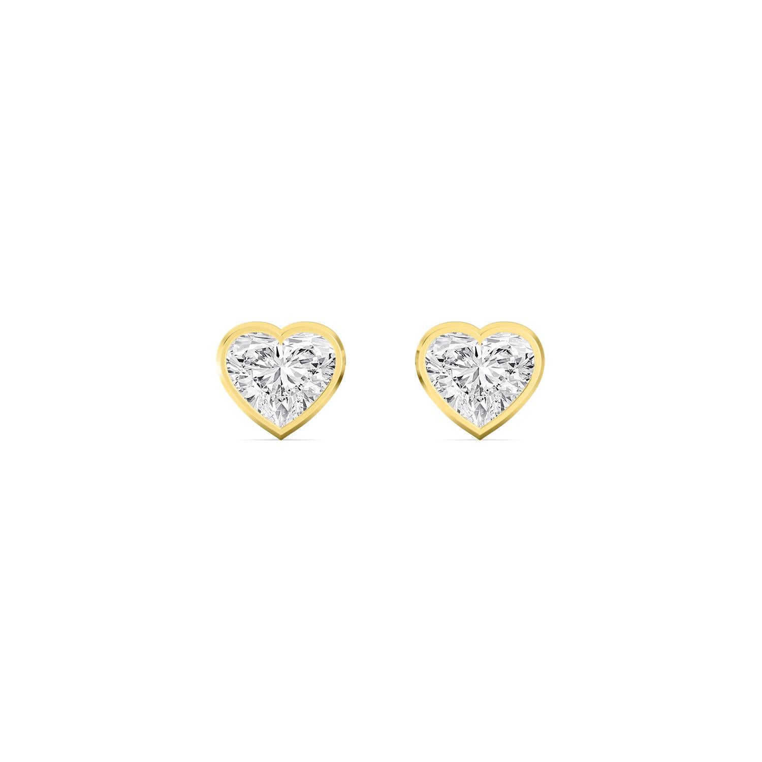 9K Yellow Gold Lab Grown Diamond EARRINGS 4.00 ctw E33451HT-4