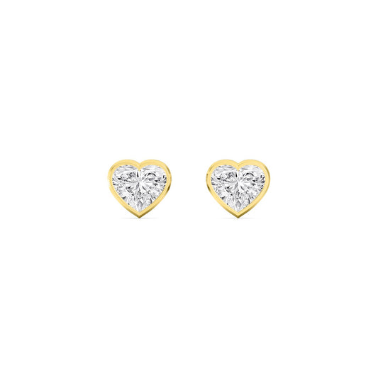 9K Yellow Gold Lab Grown Diamond EARRINGS 4.00 ctw E33451HT-4