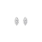 9K White Gold Lab Grown Diamond EARRINGS 0.24 ctw E33451MQ-0.25CT
