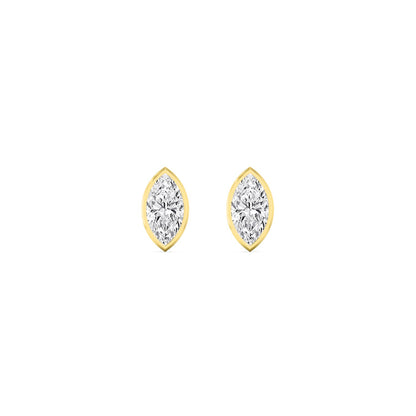 9K Yellow Gold Lab Grown Diamond EARRINGS 0.24 ctw E33451MQ-0.25CT
