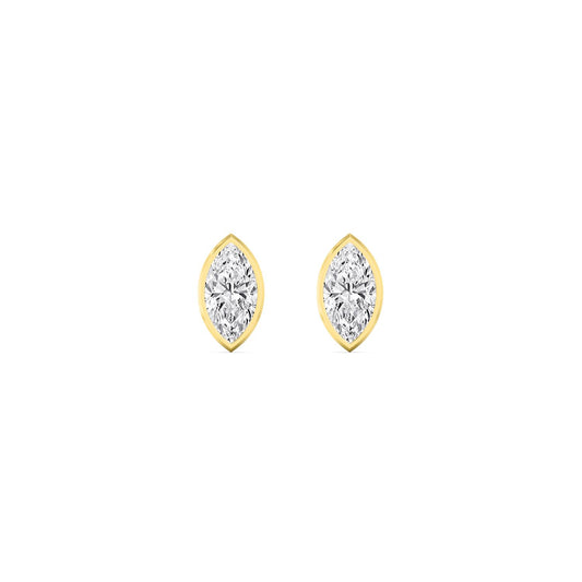 9K Yellow Gold Lab Grown Diamond EARRINGS 0.24 ctw E33451MQ-0.25CT