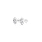 9K White Gold Lab Grown Diamond EARRINGS 0.24 ctw E33451OV-0.25CT