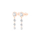 9K Rose Gold Lab Grown Diamond EARRINGS 3.14 ctw E33461-1.50CT