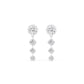 9K White Gold Lab Grown Diamond EARRINGS 3.14 ctw E33461-1.50CT