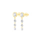 9K Yellow Gold Lab Grown Diamond EARRINGS 3.14 ctw E33461-1.50CT