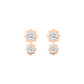9K Rose Gold Lab Grown Diamond EARRINGS 2.71 ctw E33559-2.83CT