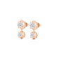9K Rose Gold Lab Grown Diamond EARRINGS 2.71 ctw E33559-2.83CT