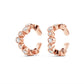 9K Rose Gold Lab Grown Diamond Earrings 0.53 ctw E33564-0.50CT