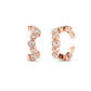 9K Rose Gold Lab Grown Diamond Earrings 0.53 ctw E33564-0.50CT