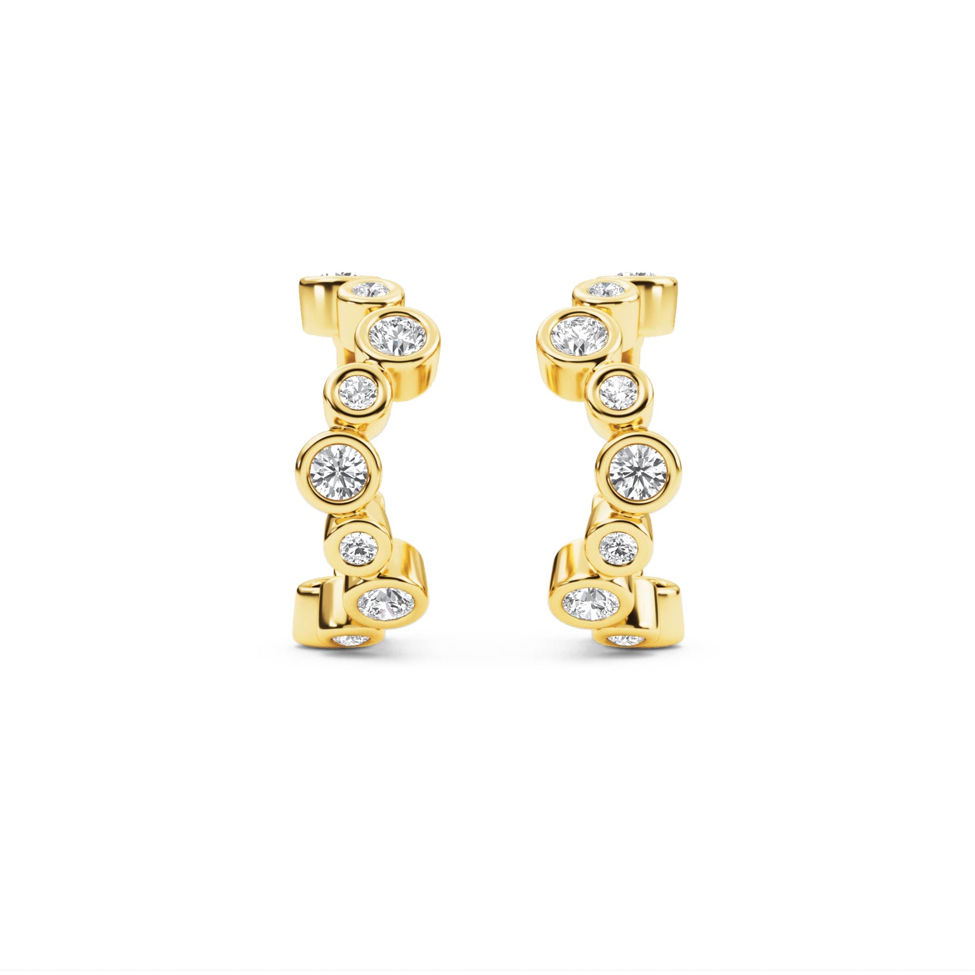 9K Yellow Gold Lab Grown Diamond Earrings 0.53 ctw E33564-0.50CT