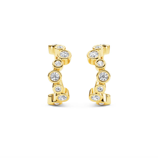 9K Yellow Gold Lab Grown Diamond Earrings 0.53 ctw E33564-0.50CT