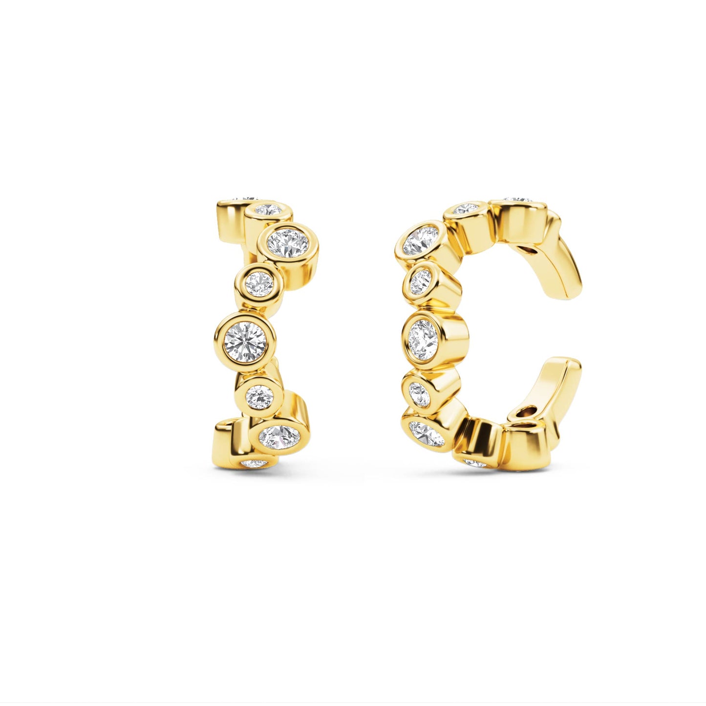 9K Yellow Gold Lab Grown Diamond Earrings 0.53 ctw E33564-0.50CT