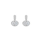 9K White Gold Lab Grown Diamond EARRINGS 2.31 ctw E33765OV-2