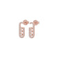 9K Rose Gold Lab Grown Diamond EARRINGS 0.36 ctw E33867-0.38CT