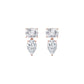 9K Rose Gold Lab Grown Diamond EARRINGS 5.50 ctw E33885CUPE-5.50CT