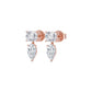 9K Rose Gold Lab Grown Diamond EARRINGS 5.50 ctw E33885CUPE-5.50CT