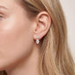 9K Rose Gold Lab Grown Diamond EARRINGS 5.23 ctw E33886SHOV-5.20CT