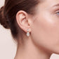 9K Yellow Gold Lab Grown Diamond EARRINGS 5.23 ctw E33886SHOV-5.20CT