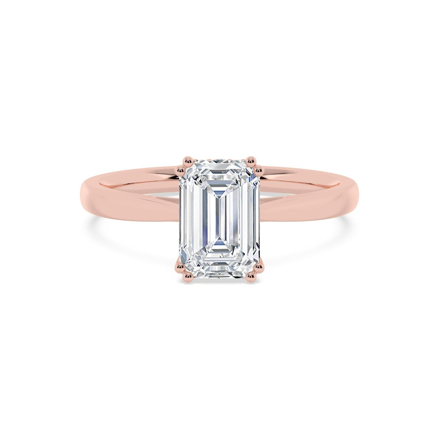 10K Rose Gold Lab Grown Diamond ENGAGEMENT RINGS 3.13 ctw ER00001EMHH-3