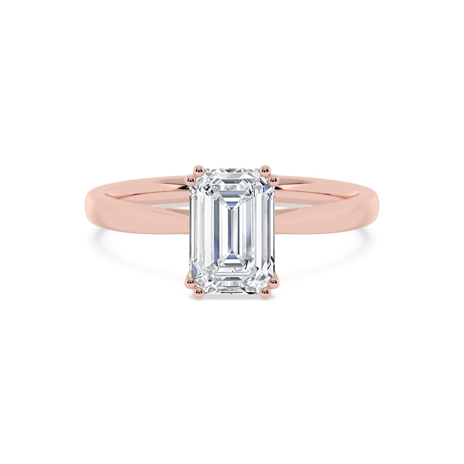 10K Rose Gold Lab Grown Diamond ENGAGEMENT RINGS 3.13 ctw ER00001EMHH-3