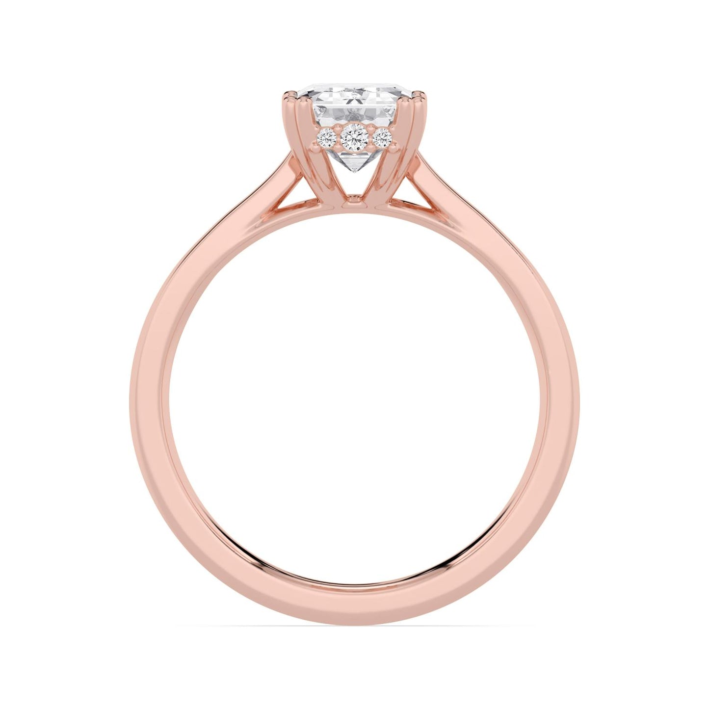 10K Rose Gold Lab Grown Diamond ENGAGEMENT RINGS 3.13 ctw ER00001EMHH-3