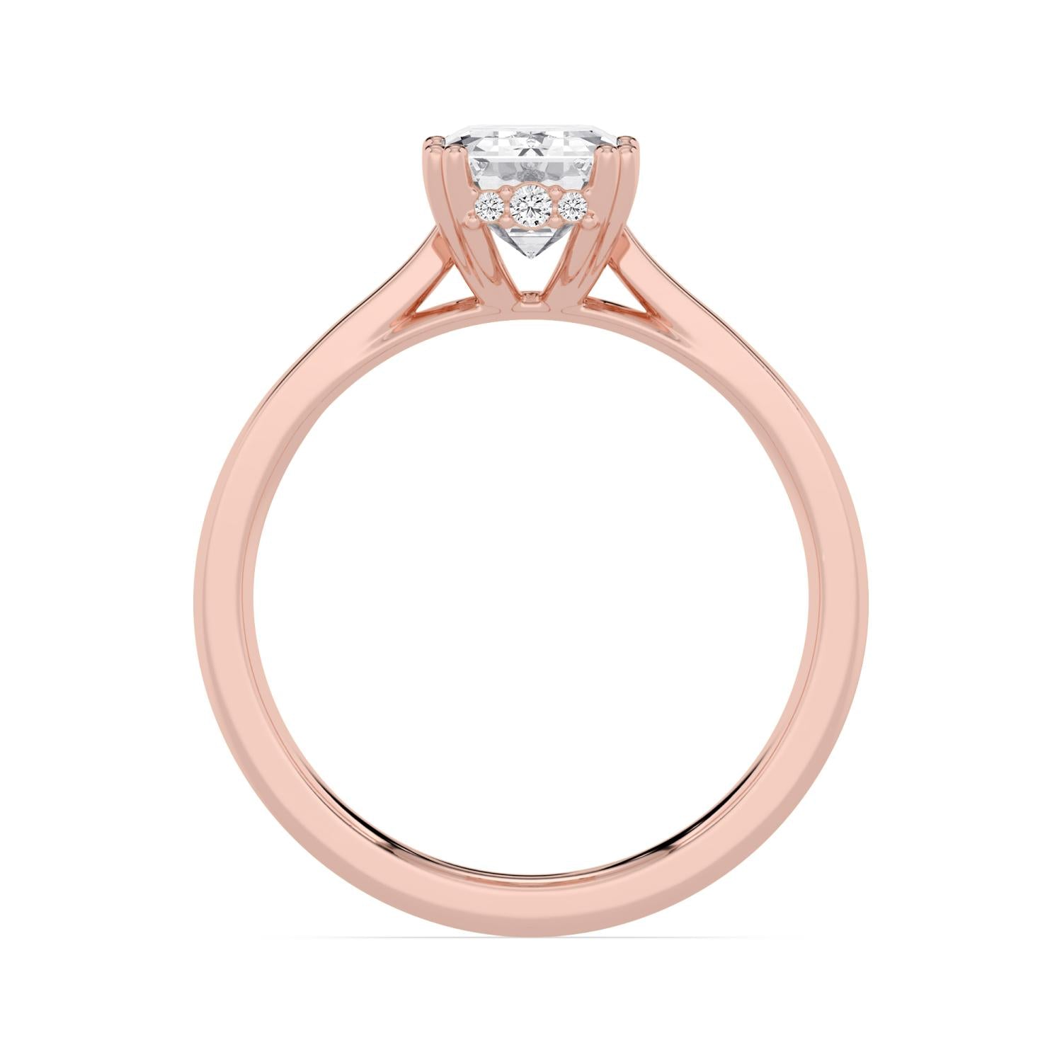 10K Rose Gold Lab Grown Diamond ENGAGEMENT RINGS 3.13 ctw ER00001EMHH-3